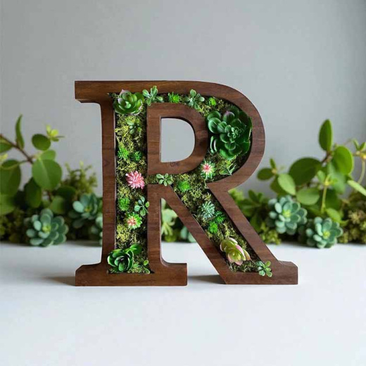 Буквы из дерева