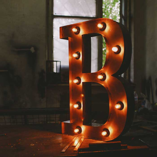 Ретро буквы